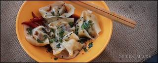 Smoky Pork Wontons in Sichuan Red Chili Oil