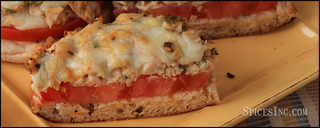 Open Face Tuna Melt with Lemon Pepper