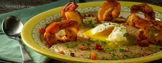 Smoky Oaxacan Shrimp and Grits