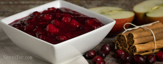 Cinnamon Spiced Apple and Cranberry Sauce