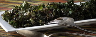 Glazed Roasted Kale 