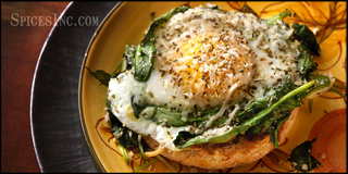 Baked Eggs Florentine