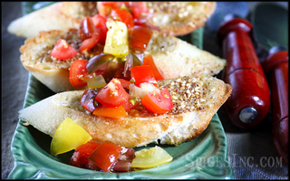 Za'atar Bread with Tomatoes