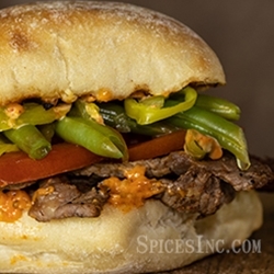 Chilean Chacarero Steak Sandwich