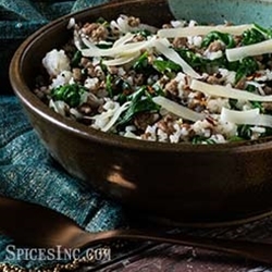 Turkey Sausage and Spinach Rice Bowl