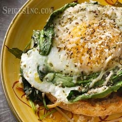 Baked Eggs Florentine