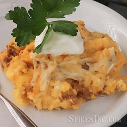 Andouille Sausage and Polenta Breakfast Casserole