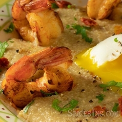 Smoky Oaxacan Shrimp and Grits