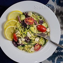Greek Zoodle Salad